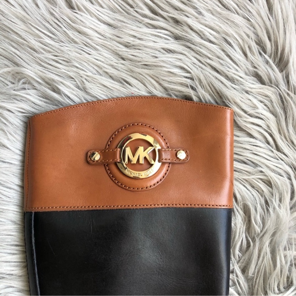Michael Kors Leather Logo Plated Riding Boots
Size 7.5 - Picture 3 of 12